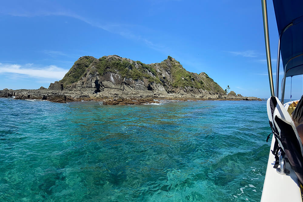 Marino Ballena National Park whale rock